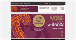 Desktop Screenshot of indian-filmfestival.com