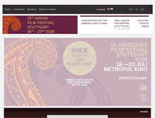 Tablet Screenshot of indian-filmfestival.com